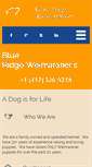 Mobile Screenshot of blueridgeweimaraners.com